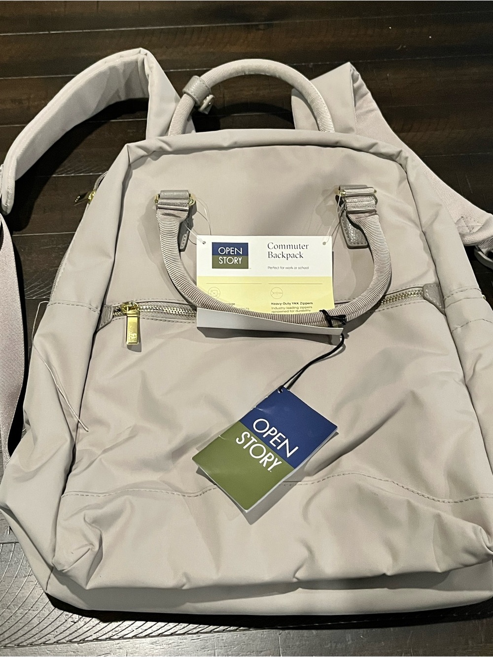 Light Gray Commuter Backpack for Women 16” new laptop bag travel more